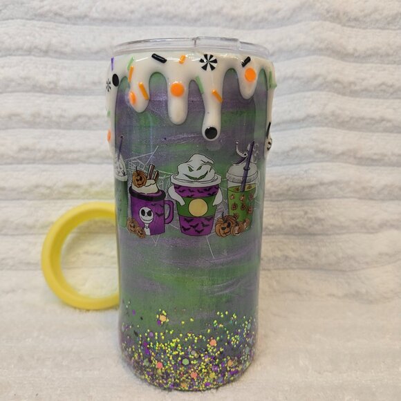 12 oz NBC Halloween Tumble, Glow in The Dark - Picture 1 of 10